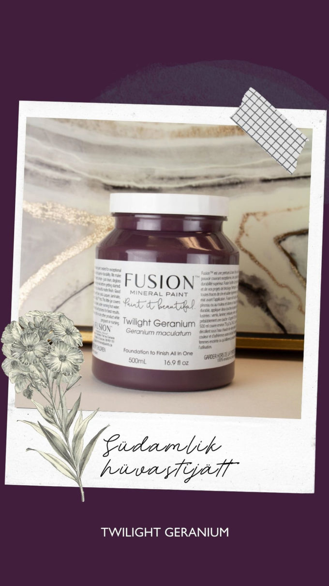 Fusion mineral paint, mööbli värvimine