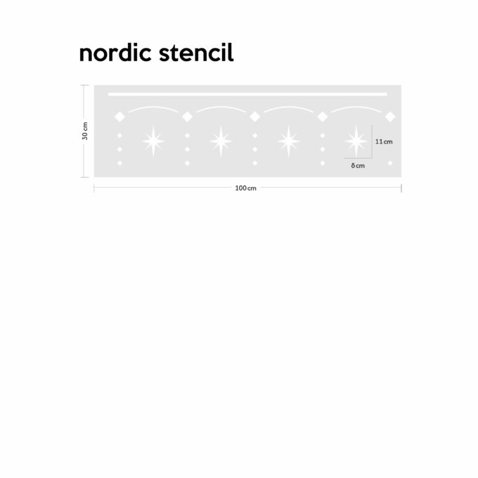 šabloon, šabloonid, nordic stencil