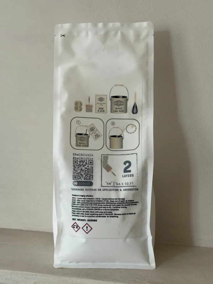 limewash, lubivärv, kalklitir, plaster paint, lubipahtel, sturktuurvärv